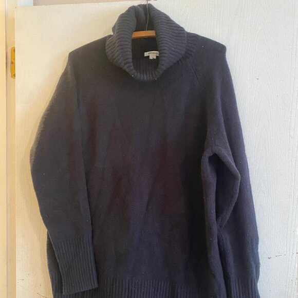 Goodthreads Women's 25% Wool Cowl Neck Sweater Black Size M - Picture 1 of 3